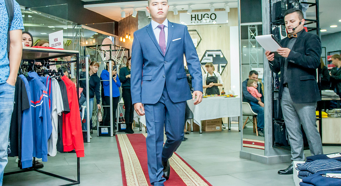 Модный показ мужской одежды в салоне BURO28 | Торговый комплекс "Император"